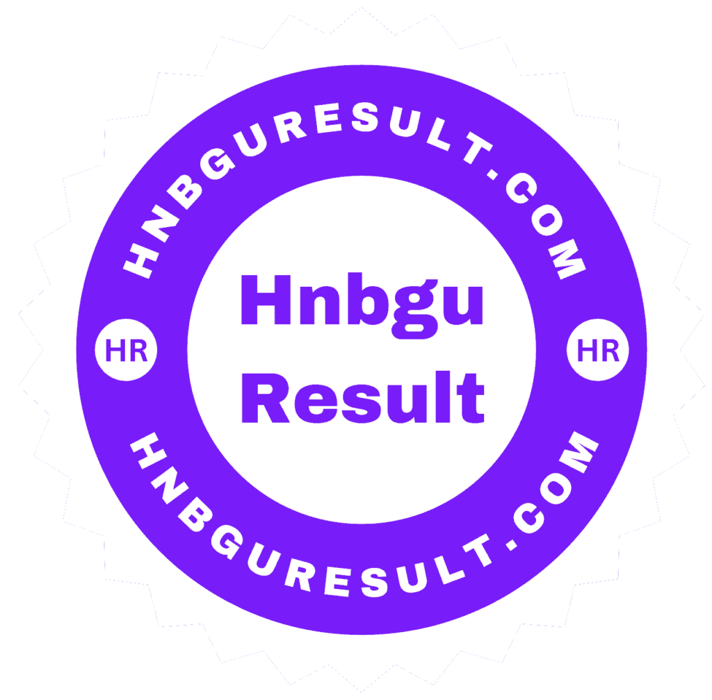 hnbgu result logo